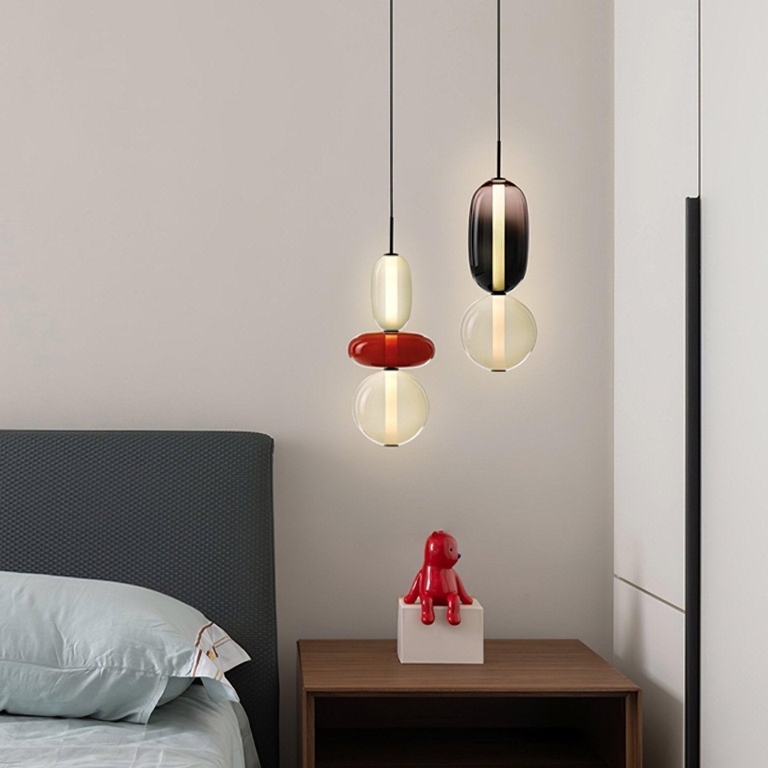 Modern Glass Pendant Lamp for Elegant Glow - GlassDrop