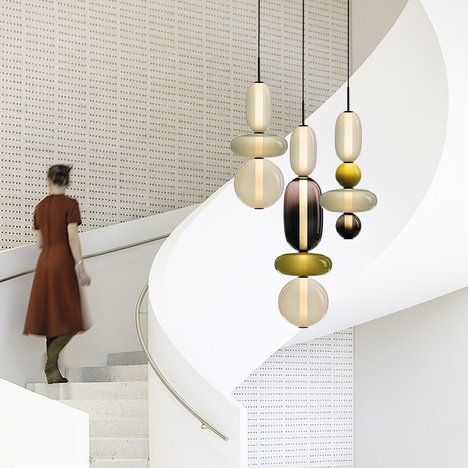 Modern Glass Pendant Lamp for Elegant Glow - GlassDrop