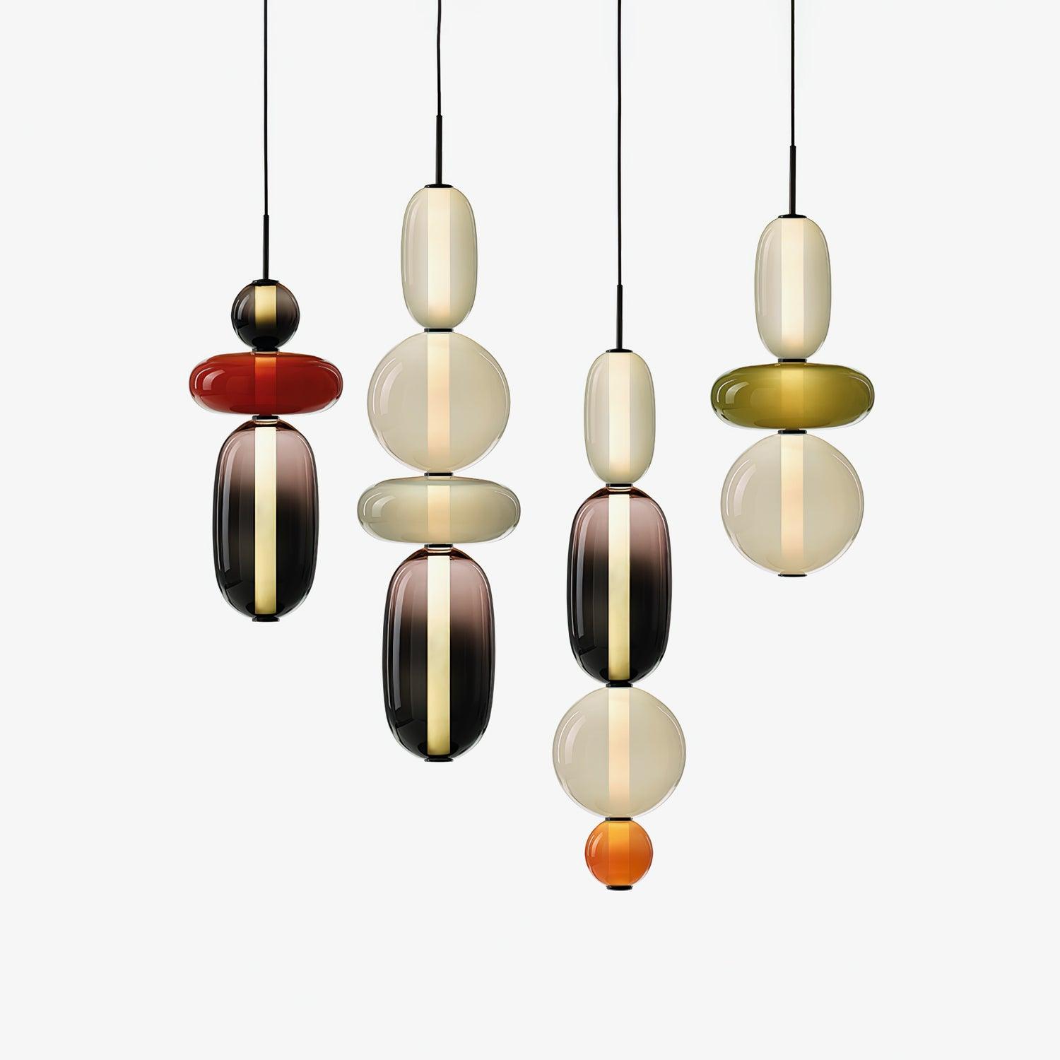 Modern Glass Pendant Lamp for Elegant Glow - GlassDrop