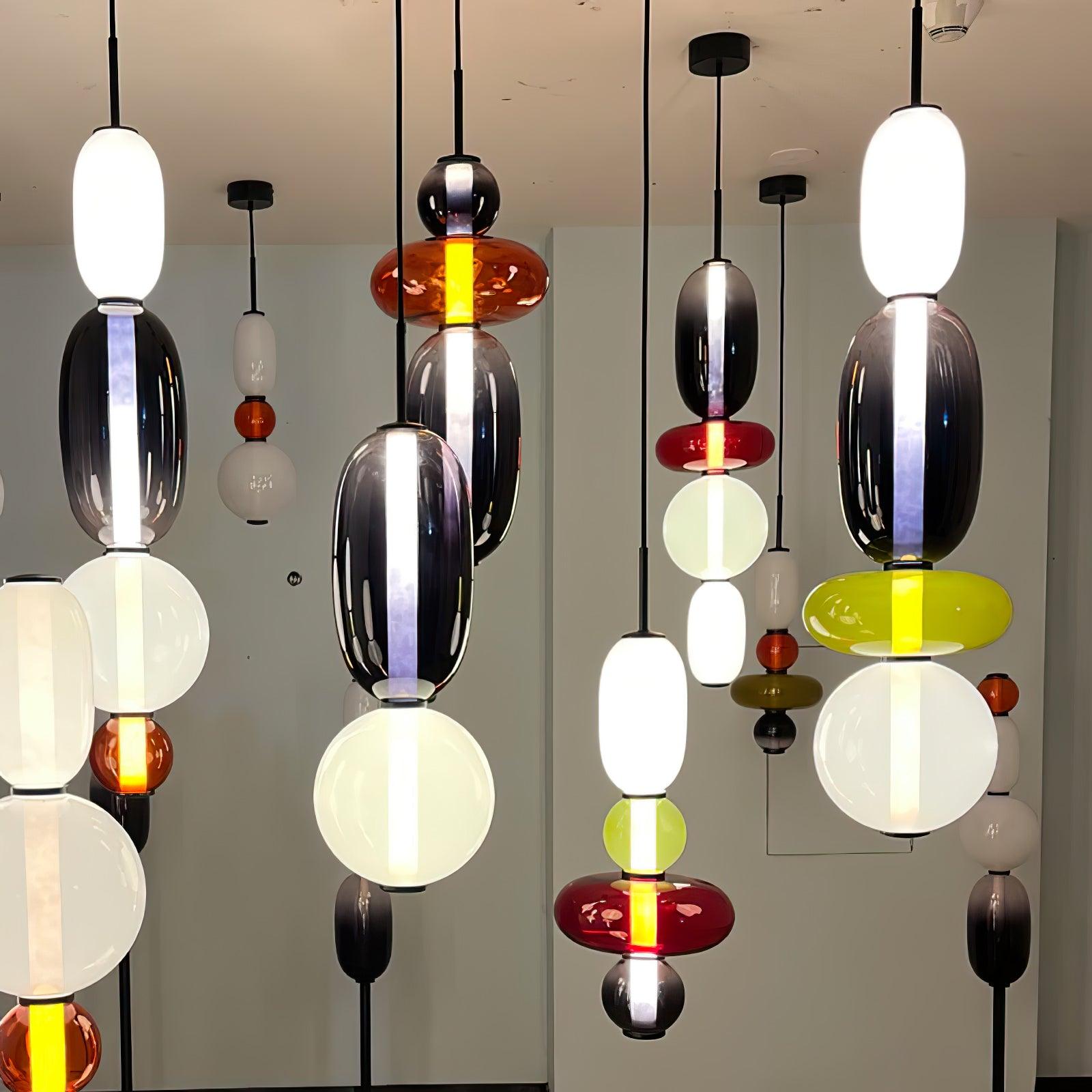 Modern Glass Pendant Lamp for Elegant Glow - GlassDrop