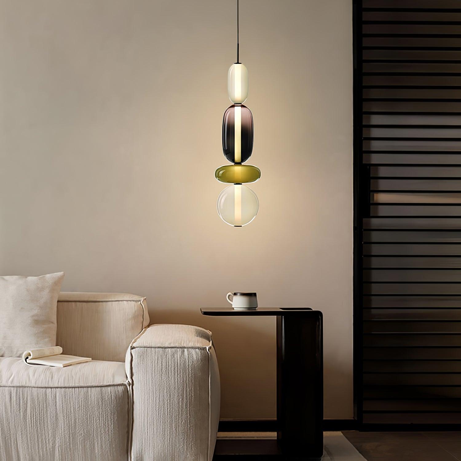 Modern Glass Pendant Lamp for Elegant Glow - GlassDrop