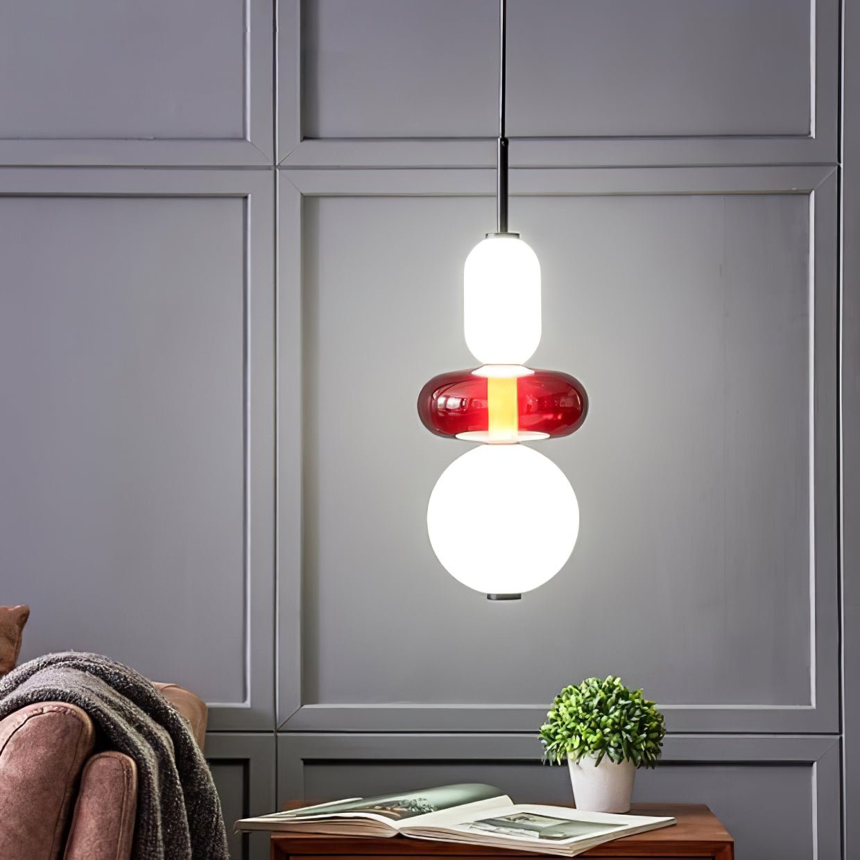 Modern Glass Pendant Lamp for a Chic Glow - GlassDrop