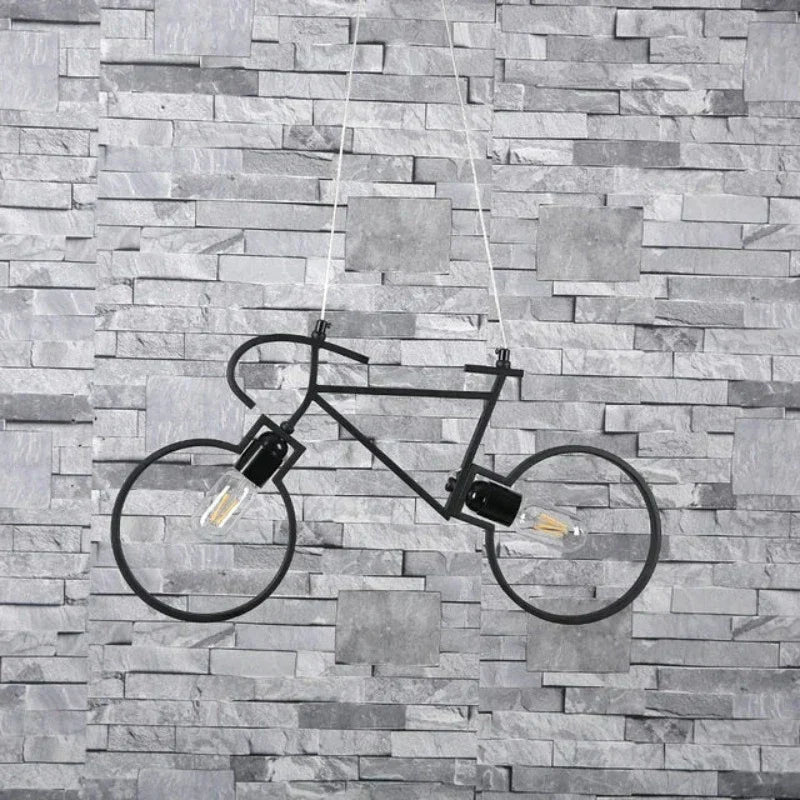 Unique LED Ceiling Lamp Inspired by Bicycle Design - BikeCeil