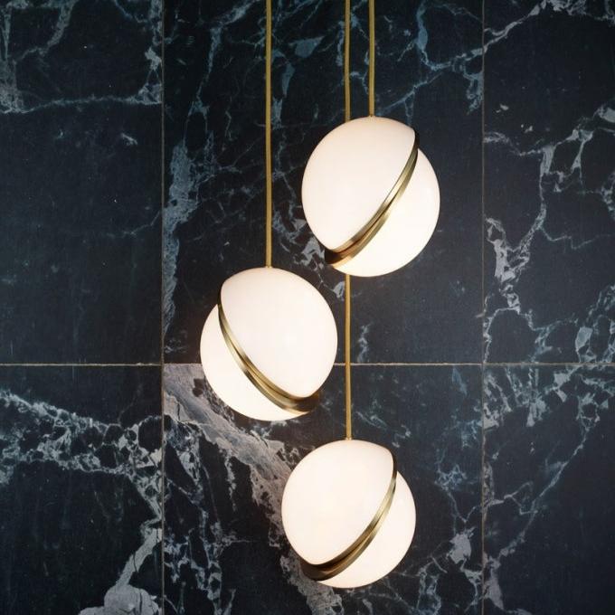 Moon-Inspired Pendant Lamp