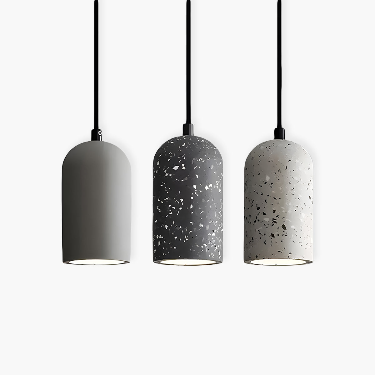 sleek concrete pendant lamp for modern interiors concretedrop
