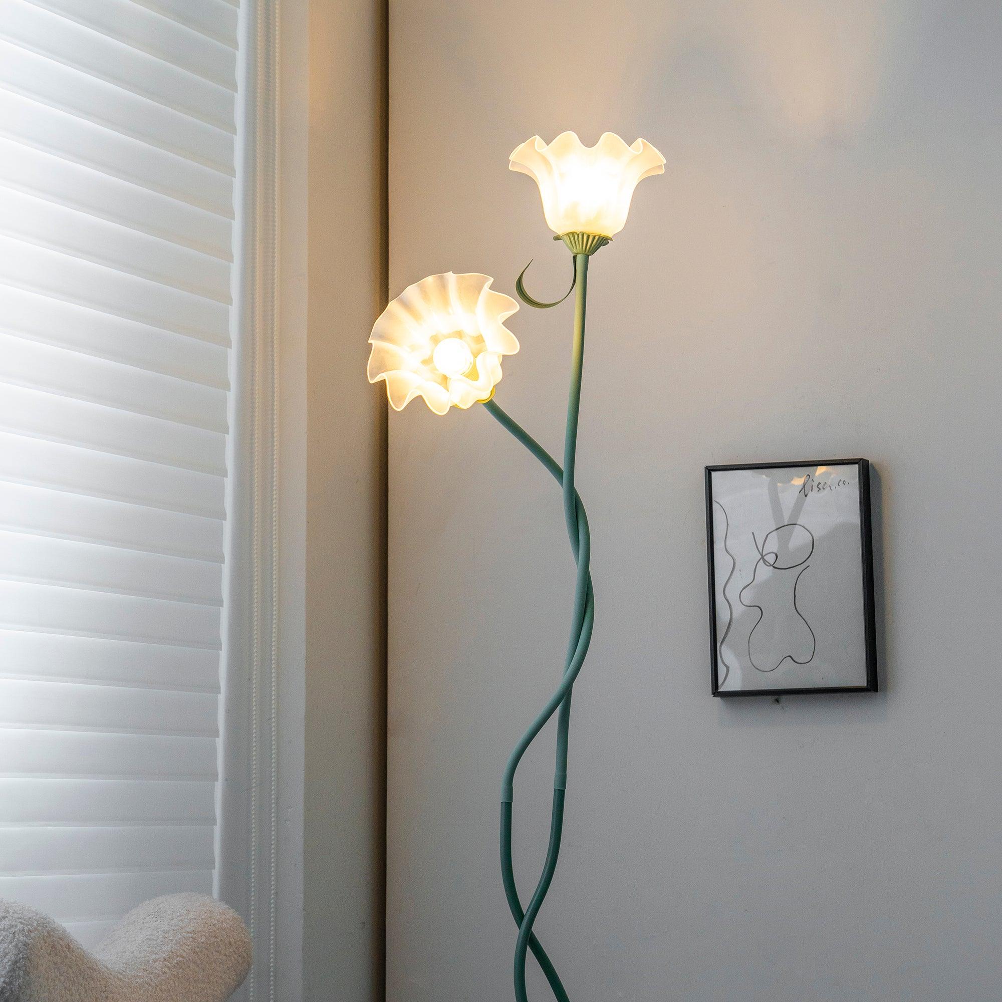 Elegant Floral LED Table Lamp - FloralTable