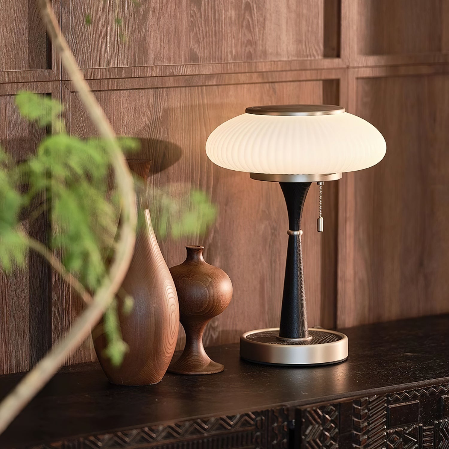 Natural Mushroom Table Lamp for a Cozy Ambience - MushTable