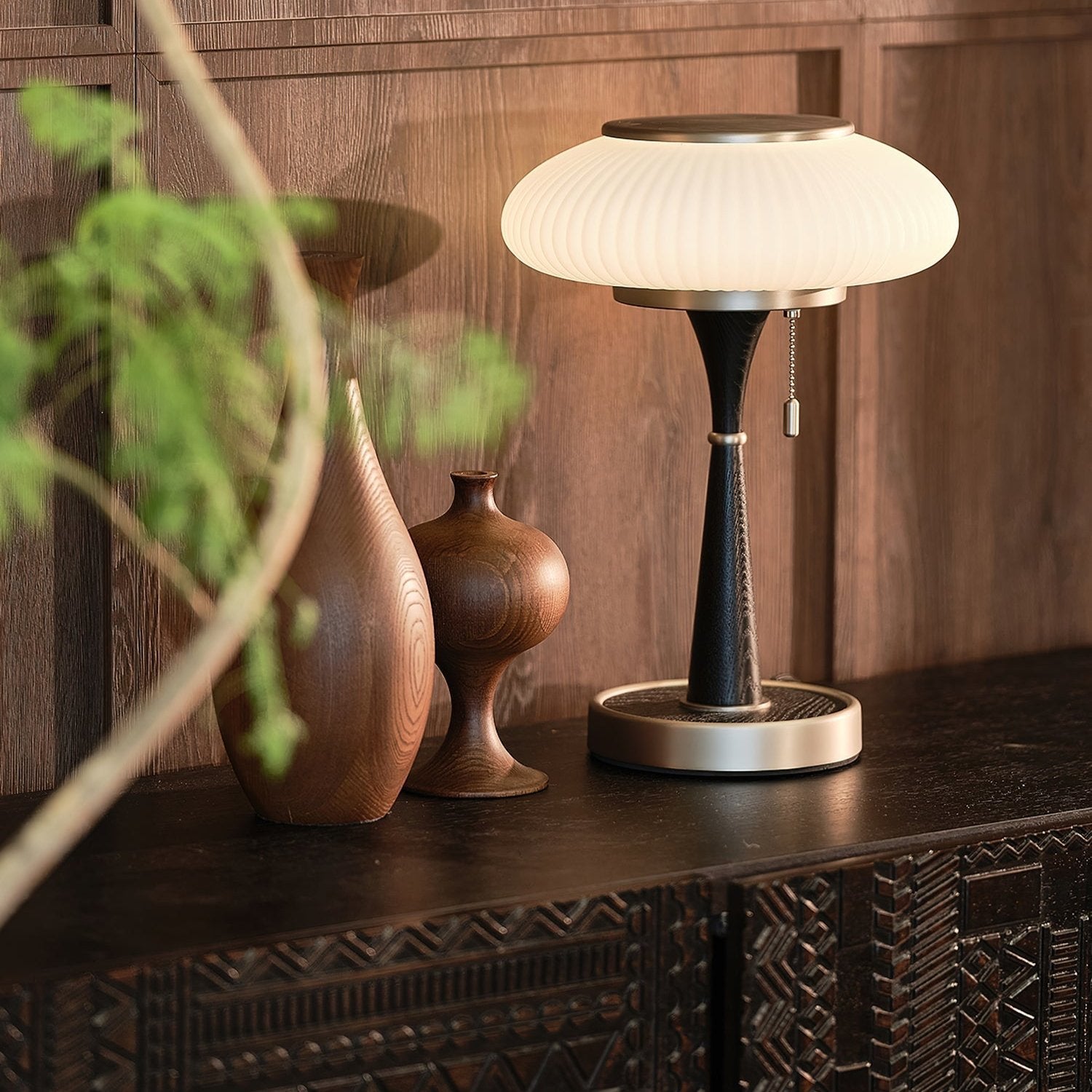 Natural Mushroom Table Lamp for a Cozy Ambience - MushTable