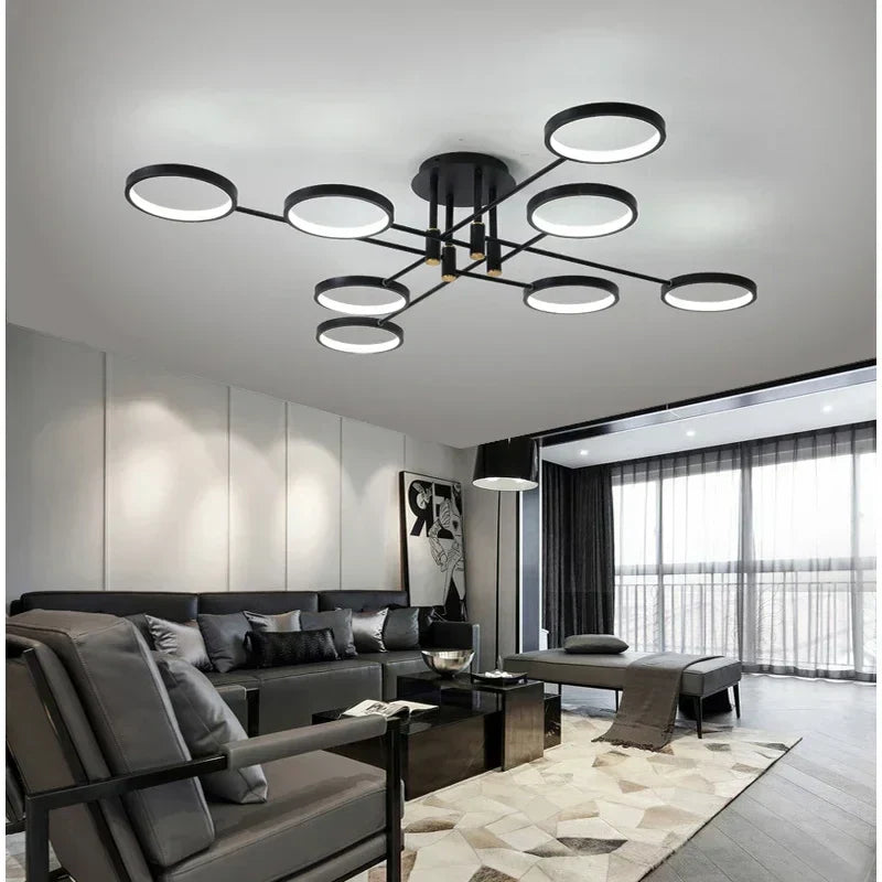 Sleek Modern LED Chandelier for Elegant Interiors - LedChic