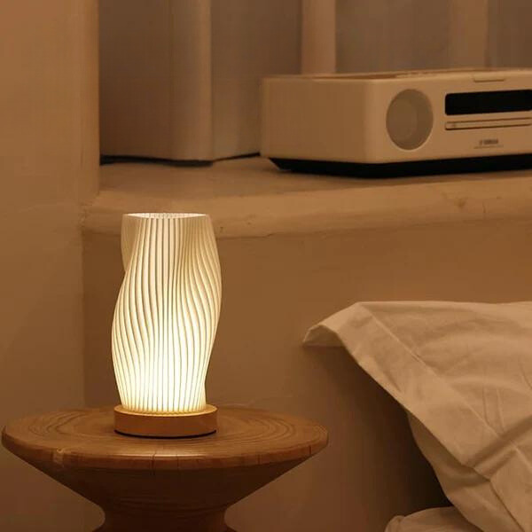Wave-Inspired LED Lamp for Relaxed Mood - WaveTable
