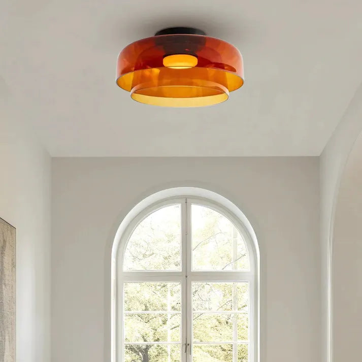 Vintage-Inspired Glass Ceiling Lamp for a Bold, Medieval Ambience - GlassCeil