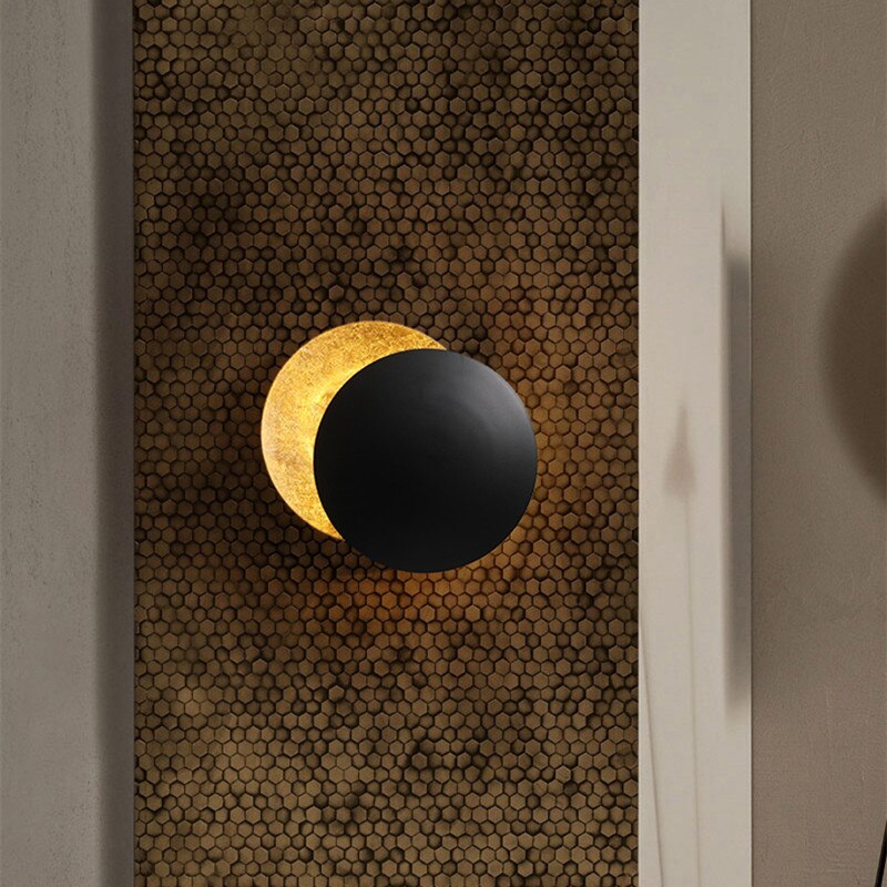 Mesmerizing Eclipse-Inspired Wall Lamp for a Cozy, Modern Ambiance - EclipseWall