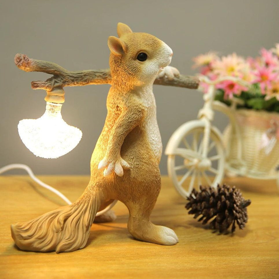 Cute Squirrel LED Night Light - NightTable