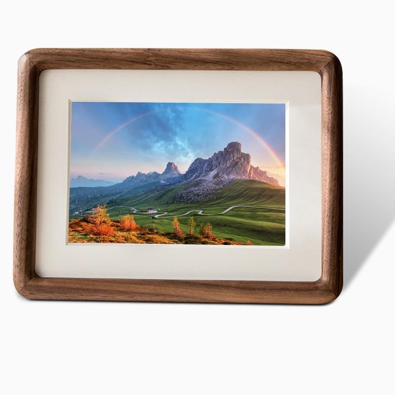 10 x 15 cm Rectangular Wood Nut Brown Burlywood Picture Frame