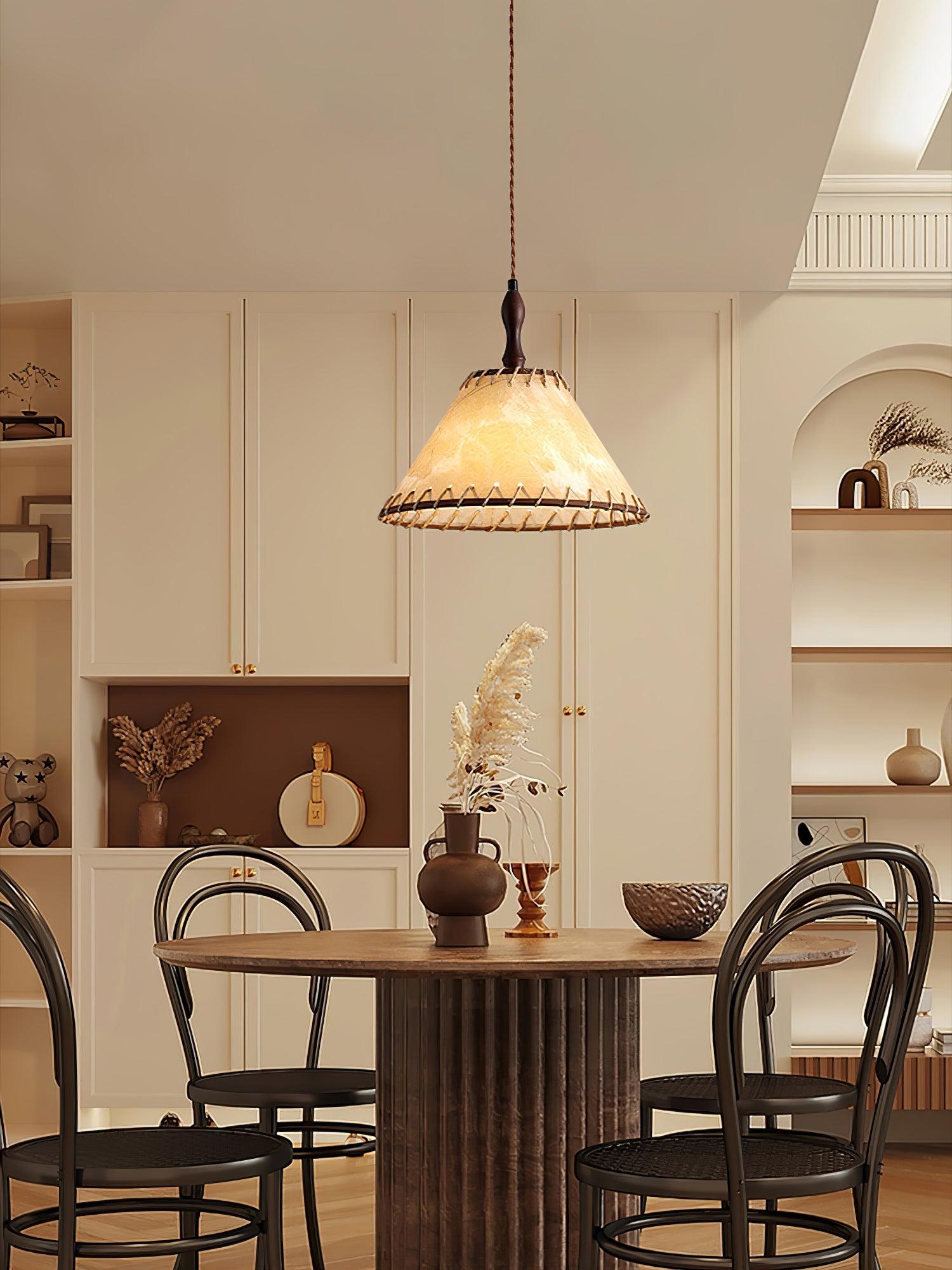 Sleek Wooden Pendant Light for a Warm Modern Feel - WoodDrop