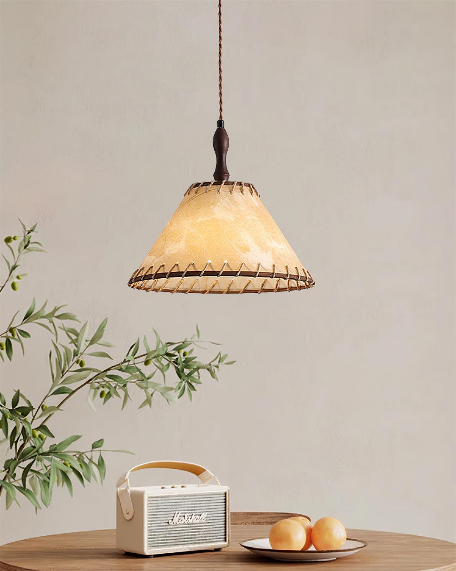 Sleek Wooden Pendant Lamp for a Warm, Modern Ambiance - WoodDrop