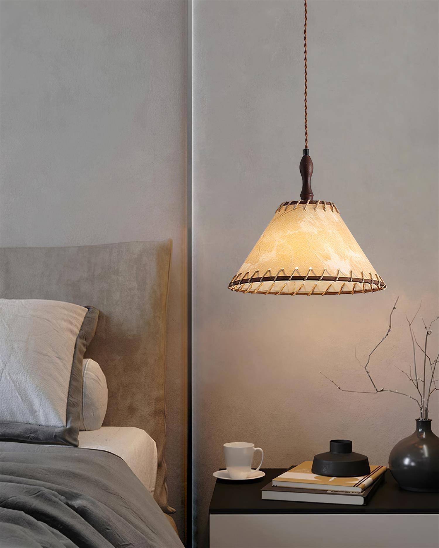 Sleek Wooden Pendant Lamp for a Warm, Modern Ambiance - WoodDrop