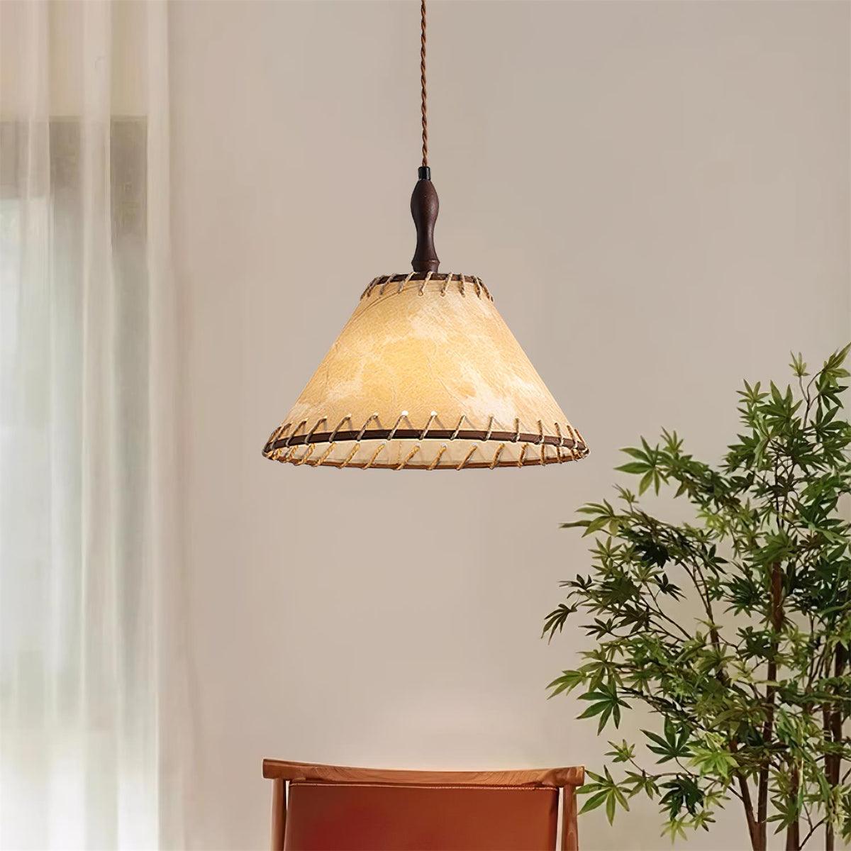 Sleek Wooden Pendant Light for a Warm Modern Feel - WoodDrop