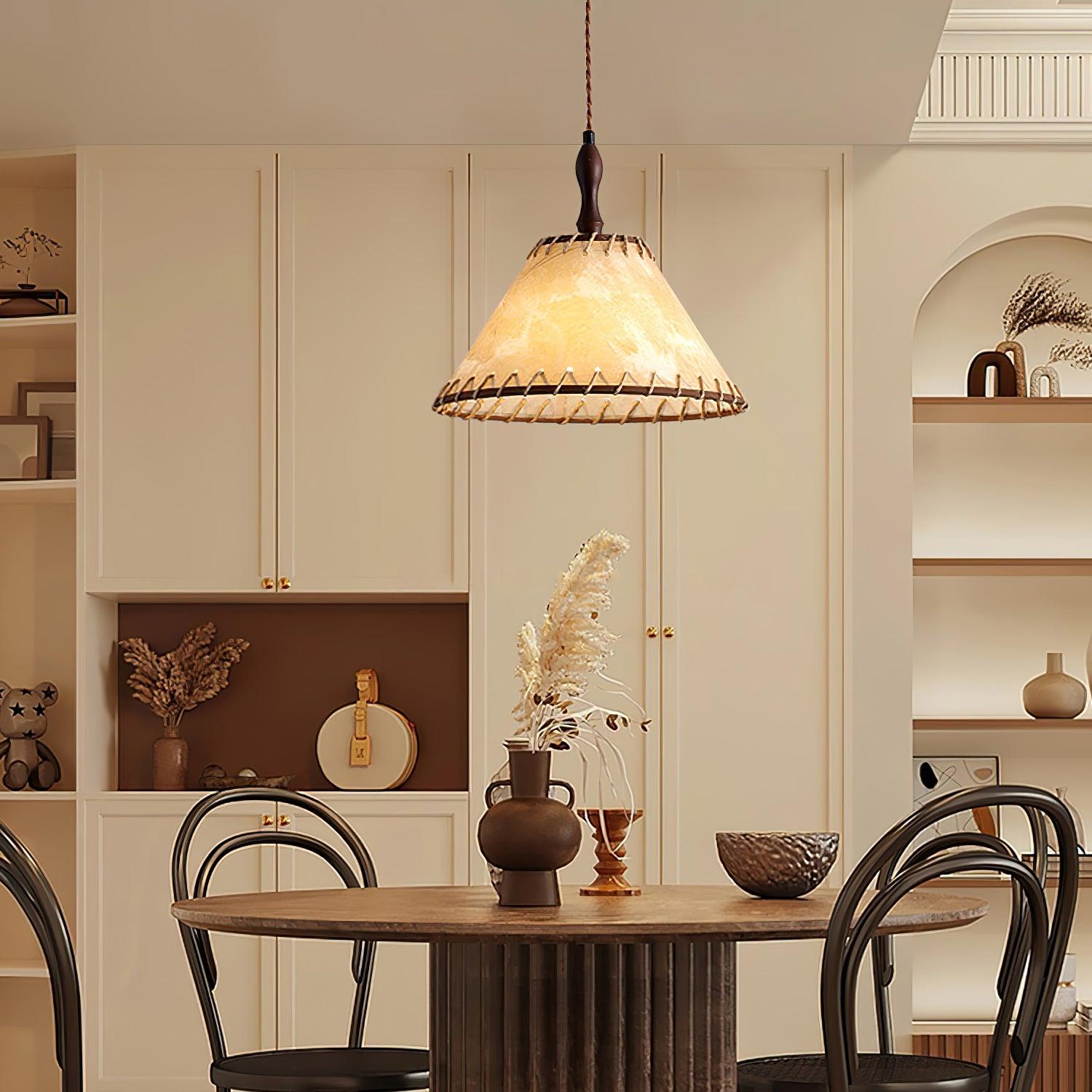 Sleek Wooden Pendant Lamp for a Warm, Modern Ambiance - WoodDrop