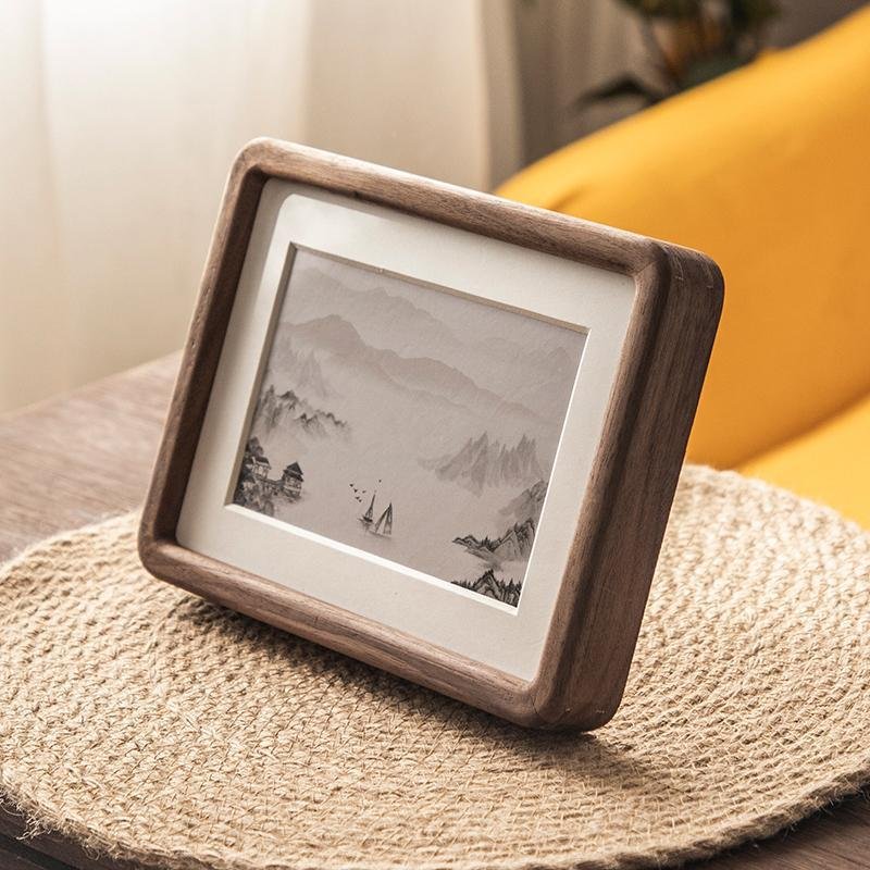 10 x 15 cm Rectangular Wood Nut Brown Burlywood Picture Frame