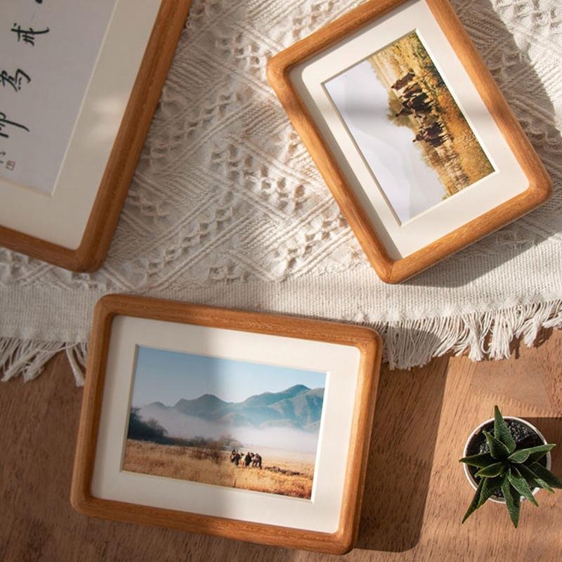 10 x 15 cm Rectangular Wood Nut Brown Burlywood Picture Frame