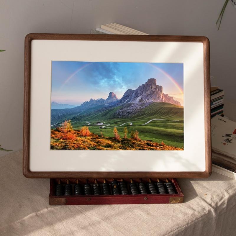 10 x 15 cm Rectangular Wood Nut Brown Burlywood Picture Frame