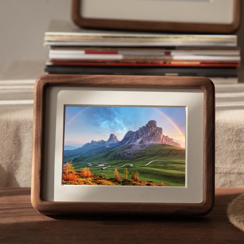 10 x 15 cm Rectangular Wood Nut Brown Burlywood Picture Frame