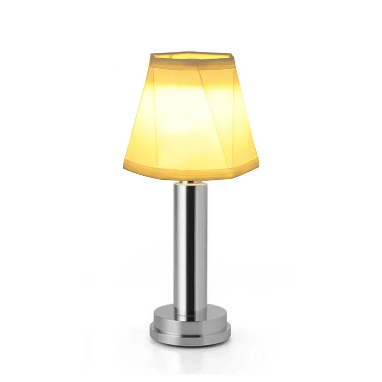 Chic Wireless Table Lamp in Soft Metal Finish - MetalTable