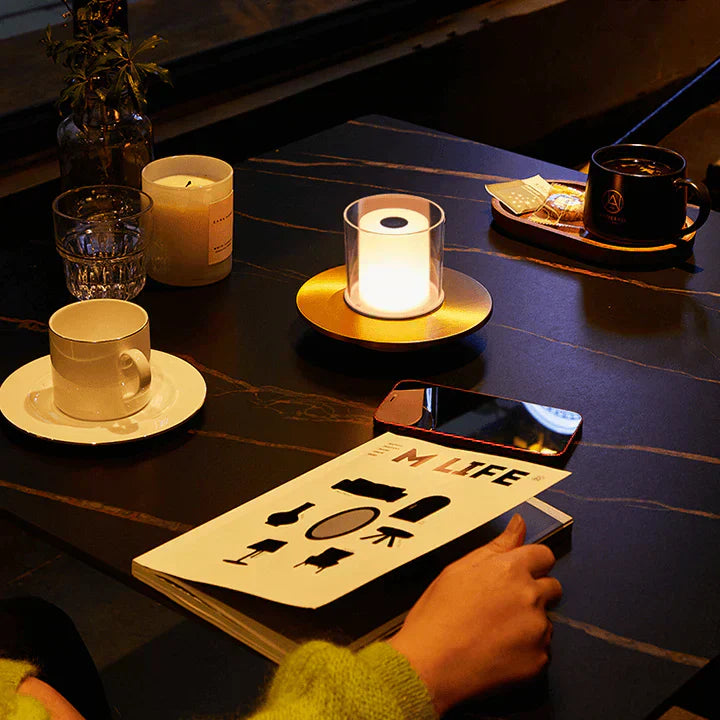 Ambient LED Induction Lamp for Cozy Vibes - IndoTable