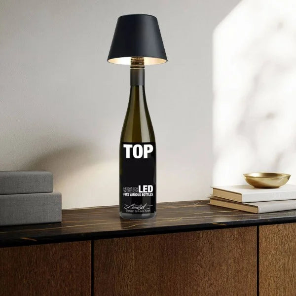 Rechargeable Wine Bottle LED Lamp - BottleTable
