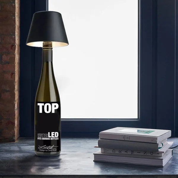 Rechargeable Wine Bottle LED Lamp - BottleTable