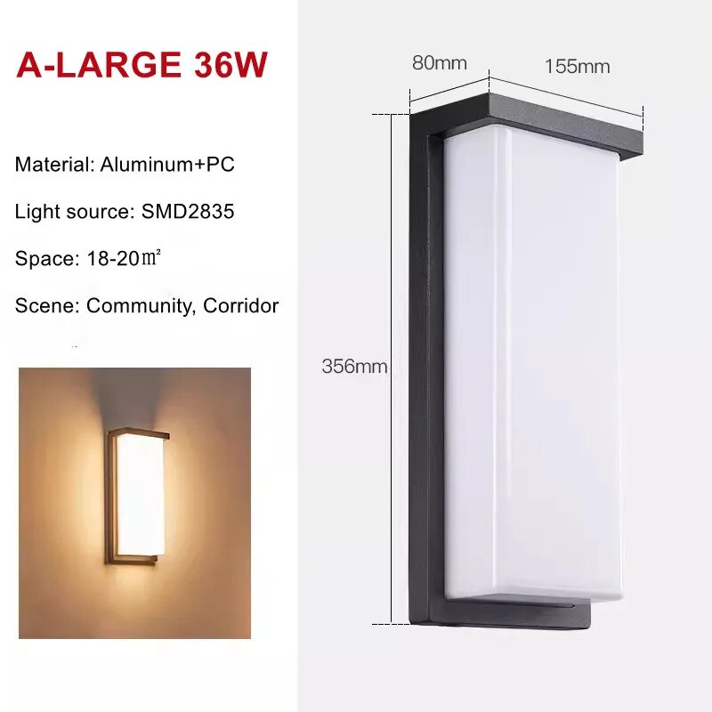 Modern LED Outdoor Wall Lights - OutdoorWall
