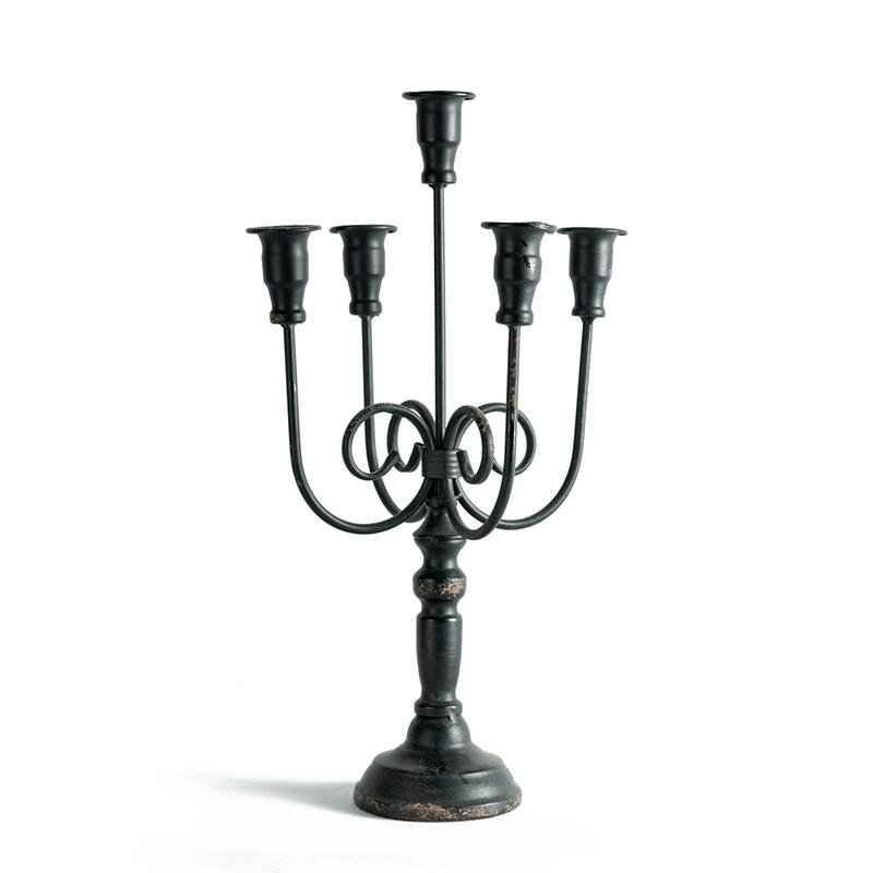 Antique-Style Candle Holder for 5 Candles