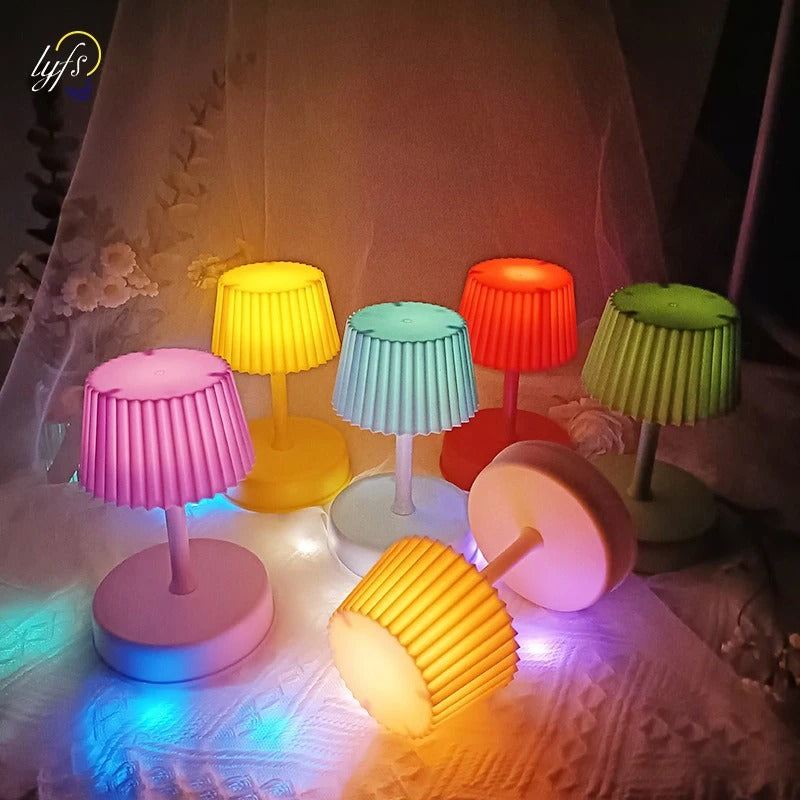 LED Compact Table Lamp, Cozy & Fun Bedside Light for Kids - KidTable