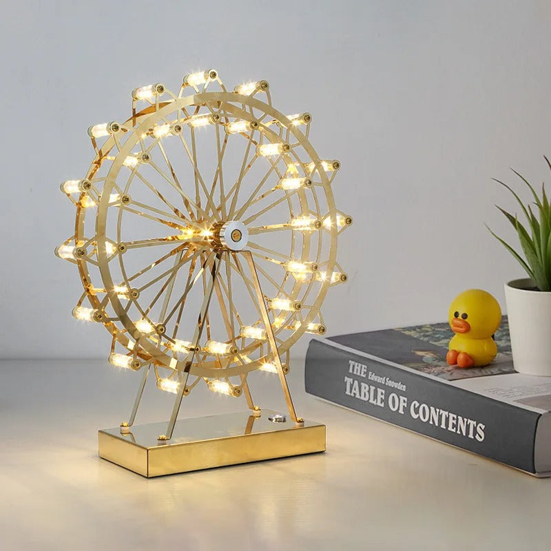 Ferris Wheel LED Table Lamp for a Radiant Feel - WheelTable