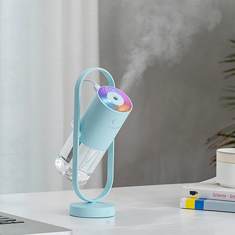 360° Rotating LED Night Lamp with USB Mist Feature - RotateTable
