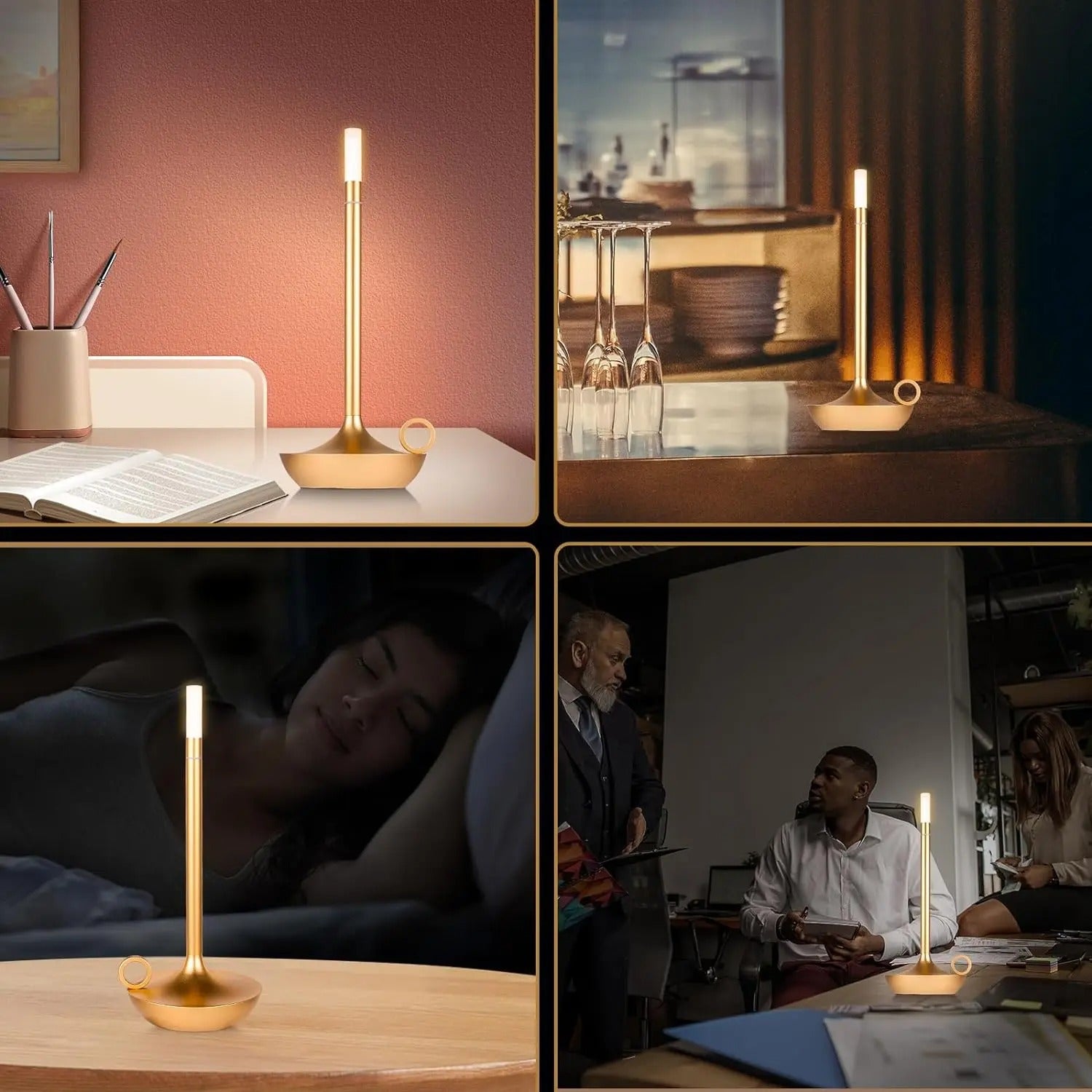 Rechargeable Touch Control LED Table Lamp for Cozy Nights - TouchTable
