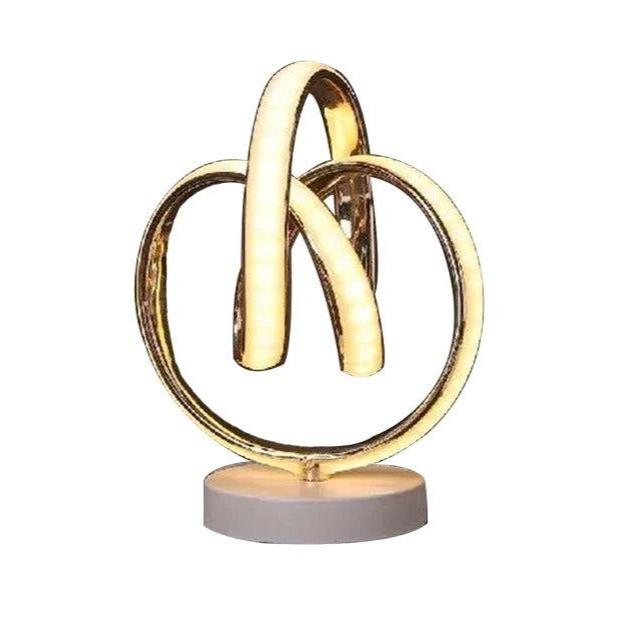 Sleek LED Table Lamp with Curved Elegance for Modern Home Decor - CurveTable