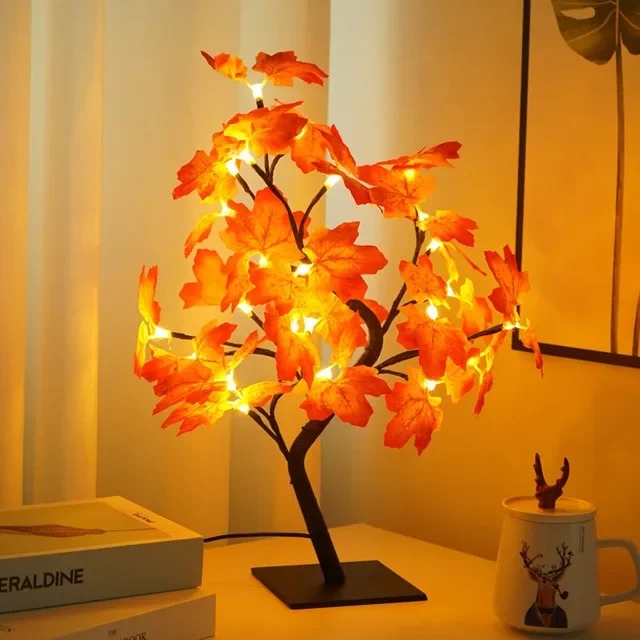 Artificial LED Bonsai Lamp for a Serene Interior - BonsaiTable