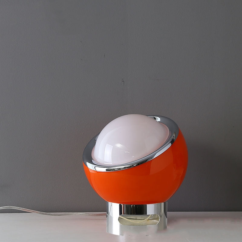Elegant French Bauhaus Table Lamp with Soft Opal Lighting - OpalTable