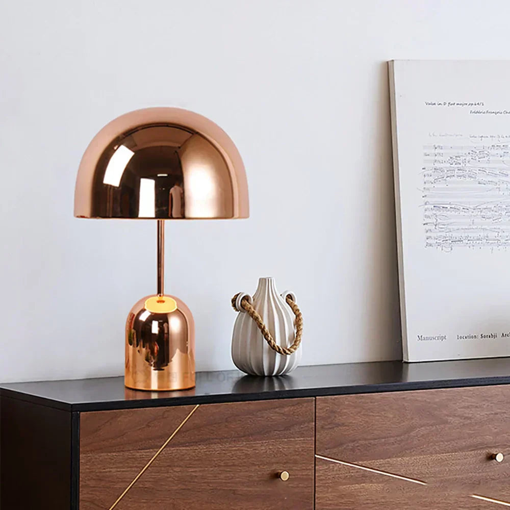 Modern Copper-Finished Table Lamp for Cozy Ambiance - CopperTable